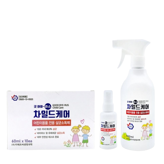 [Green Save] Hyeindam Good Virus Child Care 60ml 10ea Set